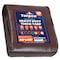 Tarpco Safety Heavy Duty Tarp, 40 ft L x 0.5 mm H x 40 ft W, 10 Mil, Brown/Black, Polyethylene TS-152-40X40 - alternate 1
